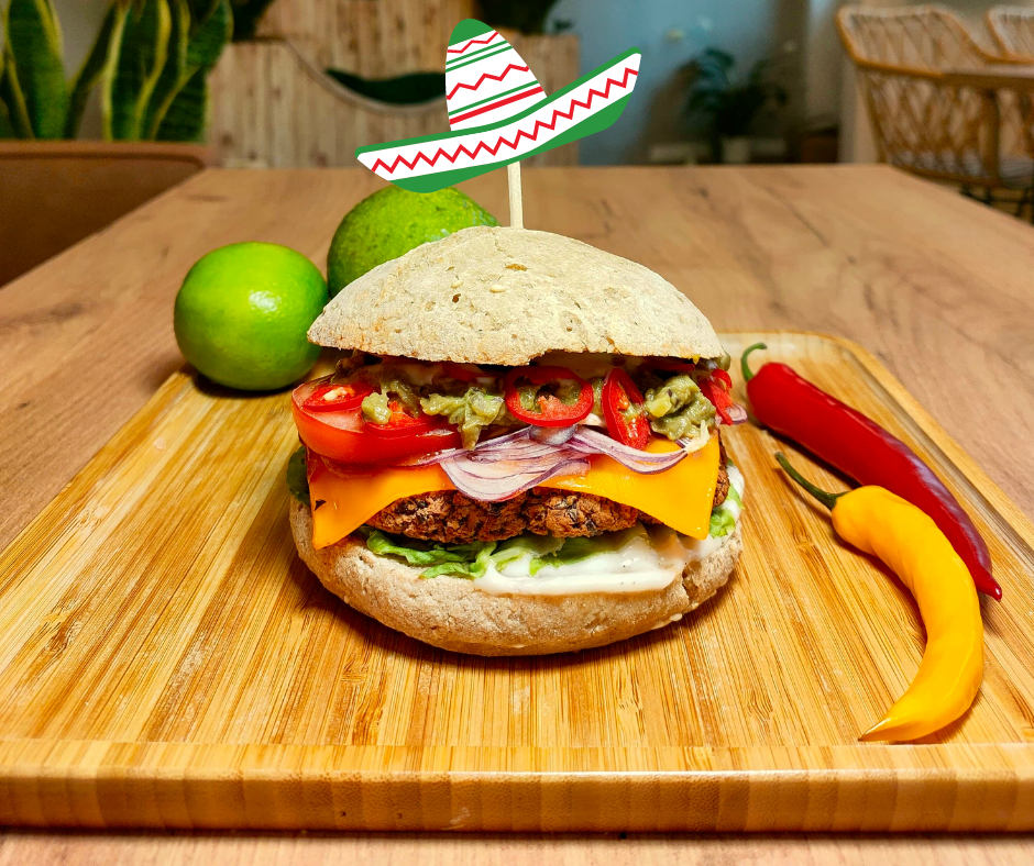 Wegański Burger Meksykański